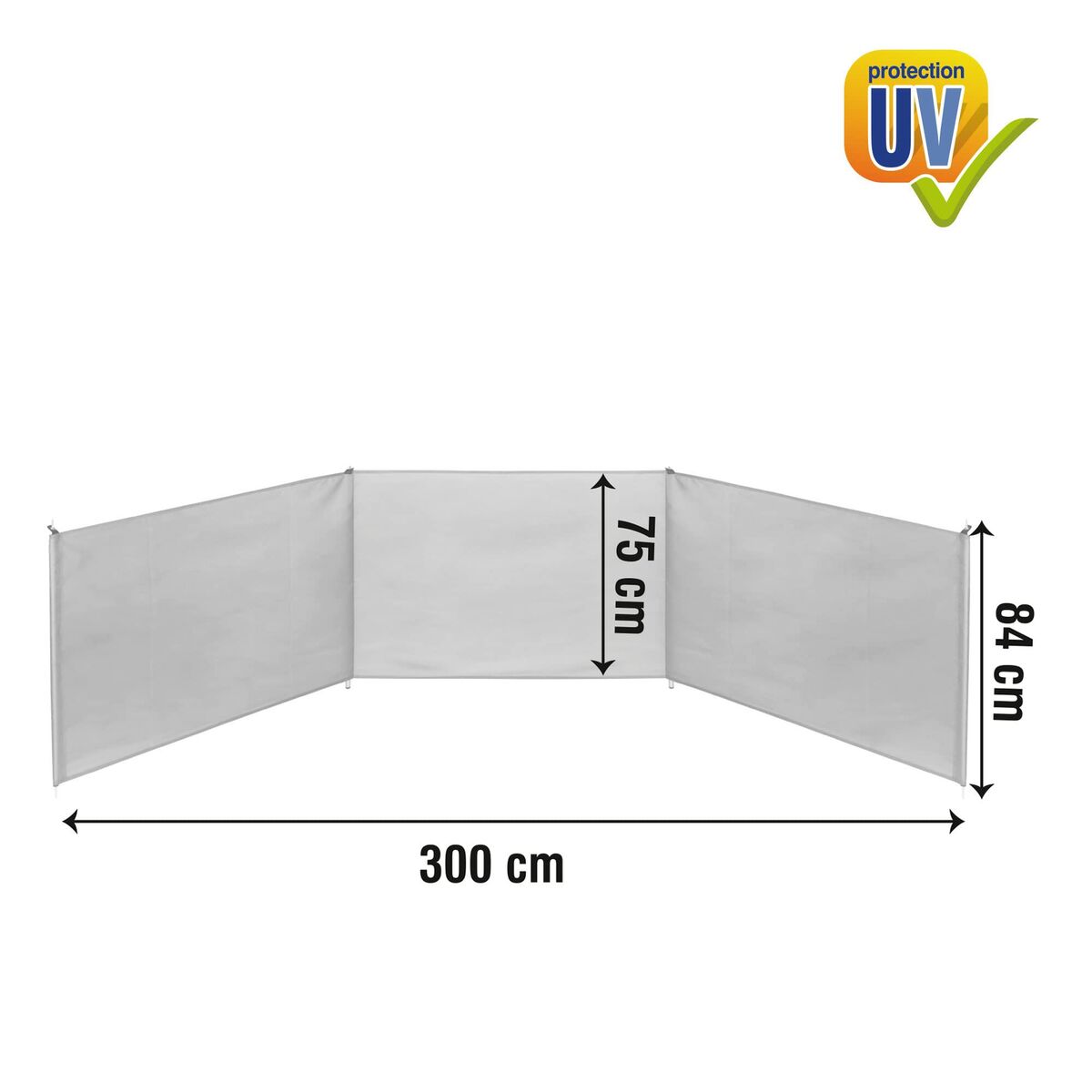 Beach Windscreen Aktive 300 x 85 x 2 cm-2
