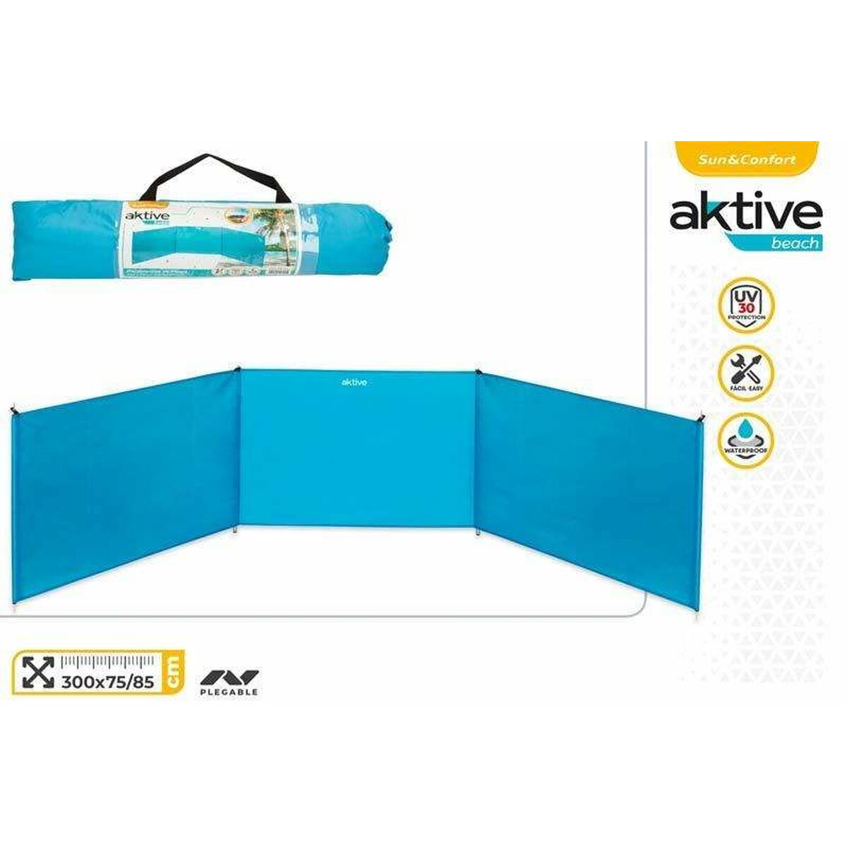 Beach Windscreen Aktive 300 x 85 x 2 cm-3