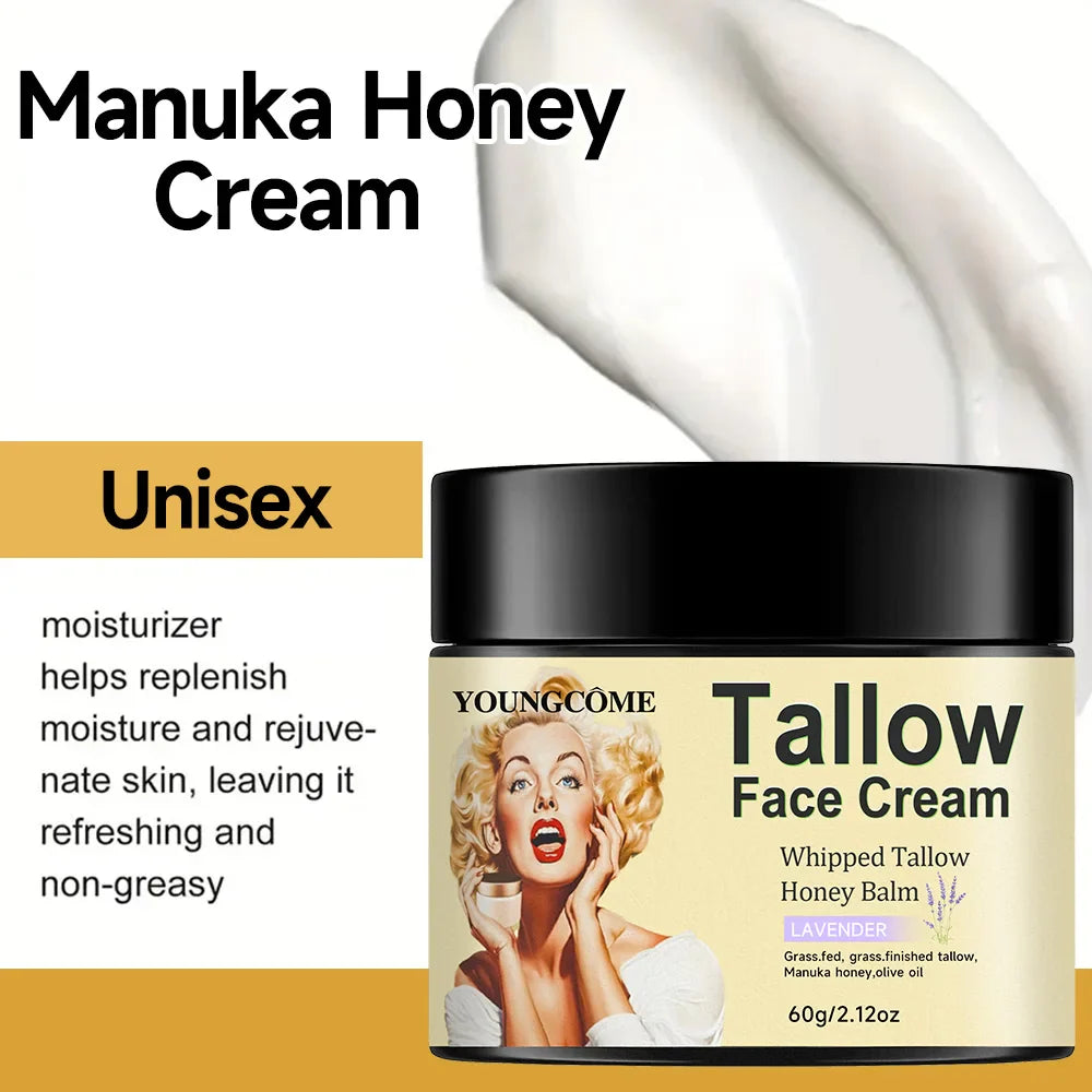 100% Grass Fed Whipped Vanilla Beef Tallow Moisturizer-3