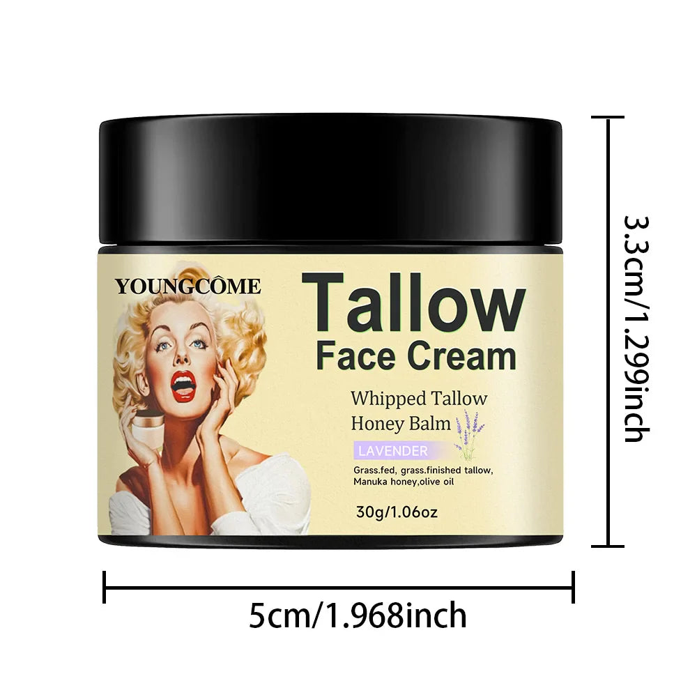 100% Grass Fed Whipped Vanilla Beef Tallow Moisturizer-5