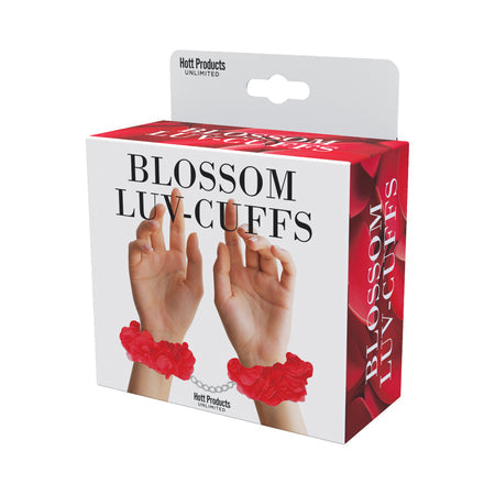 Blossom Luv Cuffs Flower Hand Cuffs Red-0