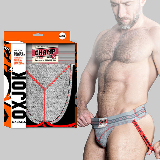 Oxballs Oxjok Champ Vintage Sweatshirt-Jock Gray Heather L-0