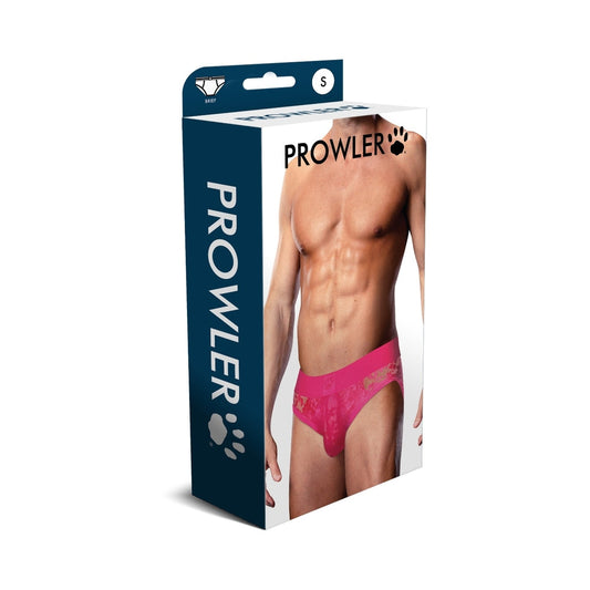 Prowler Lace Brief Pink S-0