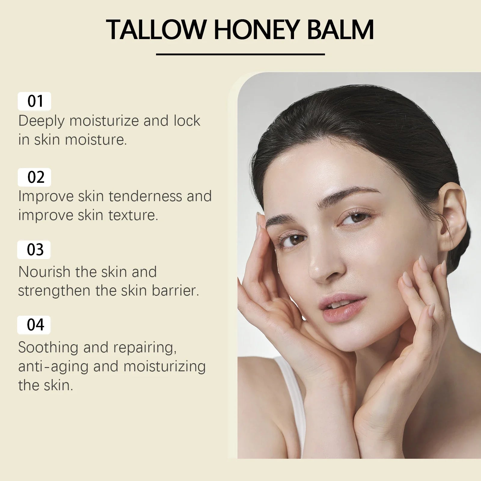 Whipped Beef Tallow Face Moisturizer Balm-2